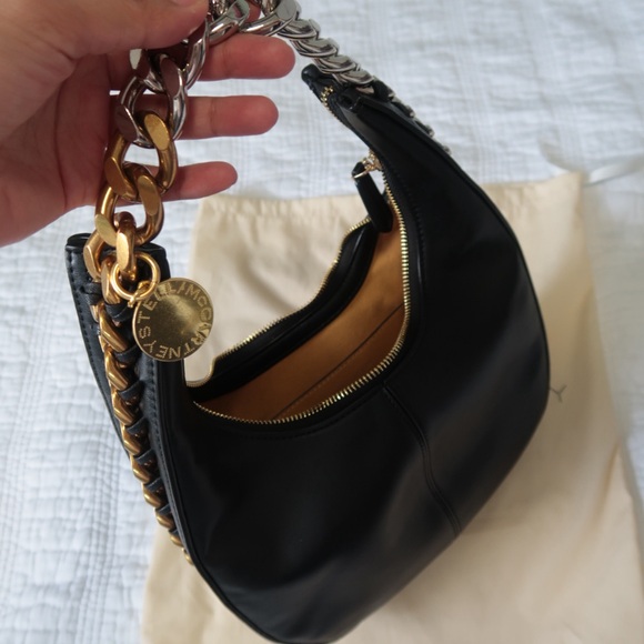 Stella McCartney Frayme Small Zipped Shoulder Bag - Picture 9 of 13